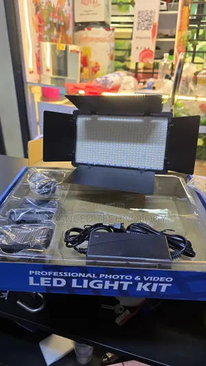 Pro Led 600 Video Light With 2 Batteries ,Adapter Charger(3200-600)