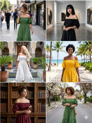 Love in the Summer Off Shoulder Dress