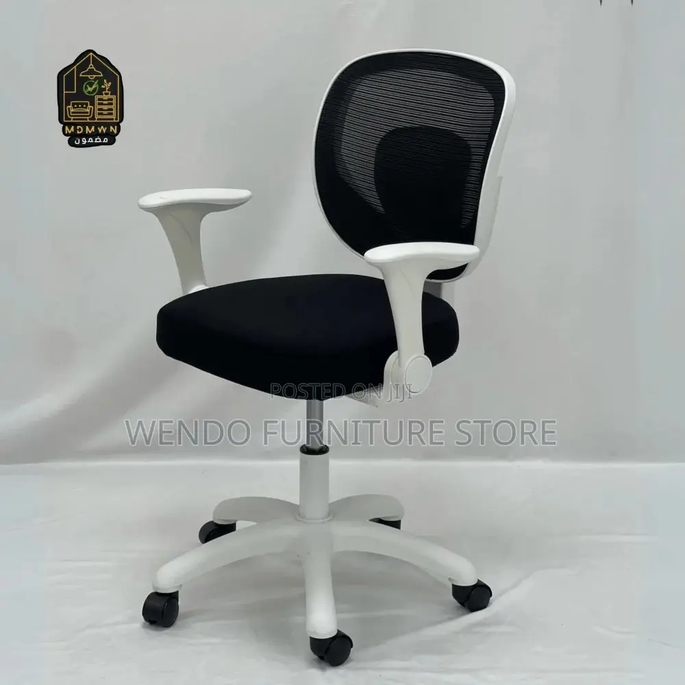 Office Chairs Mesh White Framework School Student Study Chair