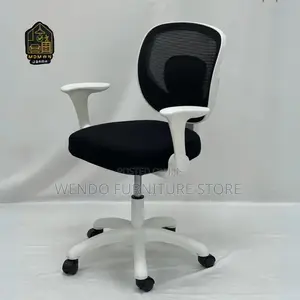 Office Chairs Mesh White Framework School Student Study Chair