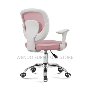 Office Chairs Mesh White Framework School Student Study Chair