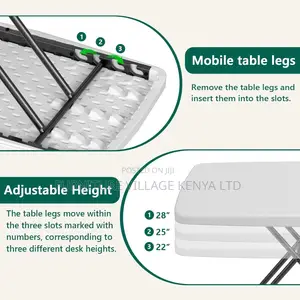 Folding Outdoor Plastic Table.
