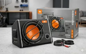 JBL Jb-J10 10-Inch 3000w Active Car Subwoofer With Built-in Amp.