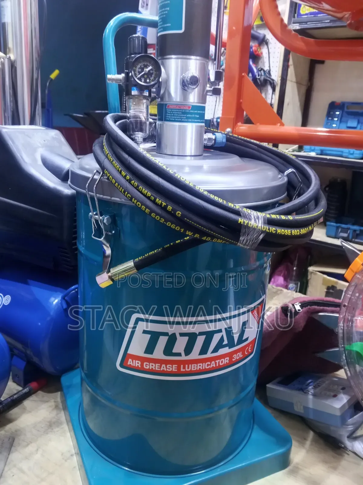 Readily Available Air Grease Gun Bucket Available