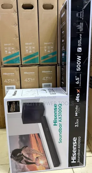 Hisense Ax3100q 3.1ch Soundbar, a 500-Watt Audio System
