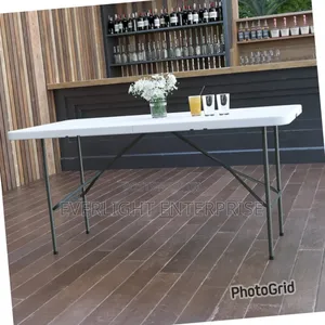 *Adjustable Foldable Table - 120*61*74cm