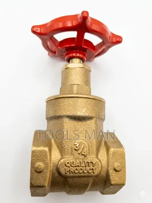 3/4 Inch Brass Gate Valve - Heavy Duty Water Control Valve.