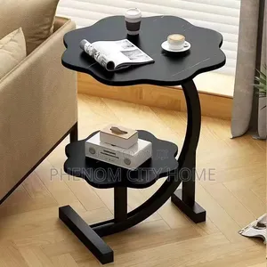 Wooden Wavy Side Table Available
