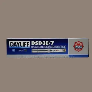 Dayliff Dsd3e/7 Submersible Borehole Pump 0.5hp