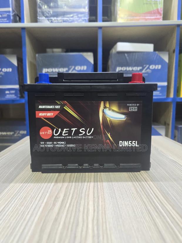 Din55 Uetsu Car Battery - thumbnail 2
