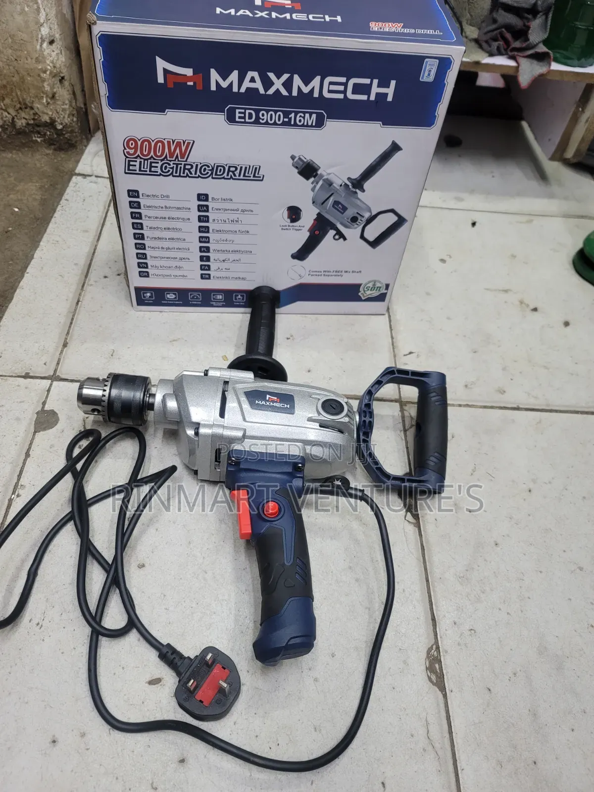 Maxmech Slow Speed Drill 900w