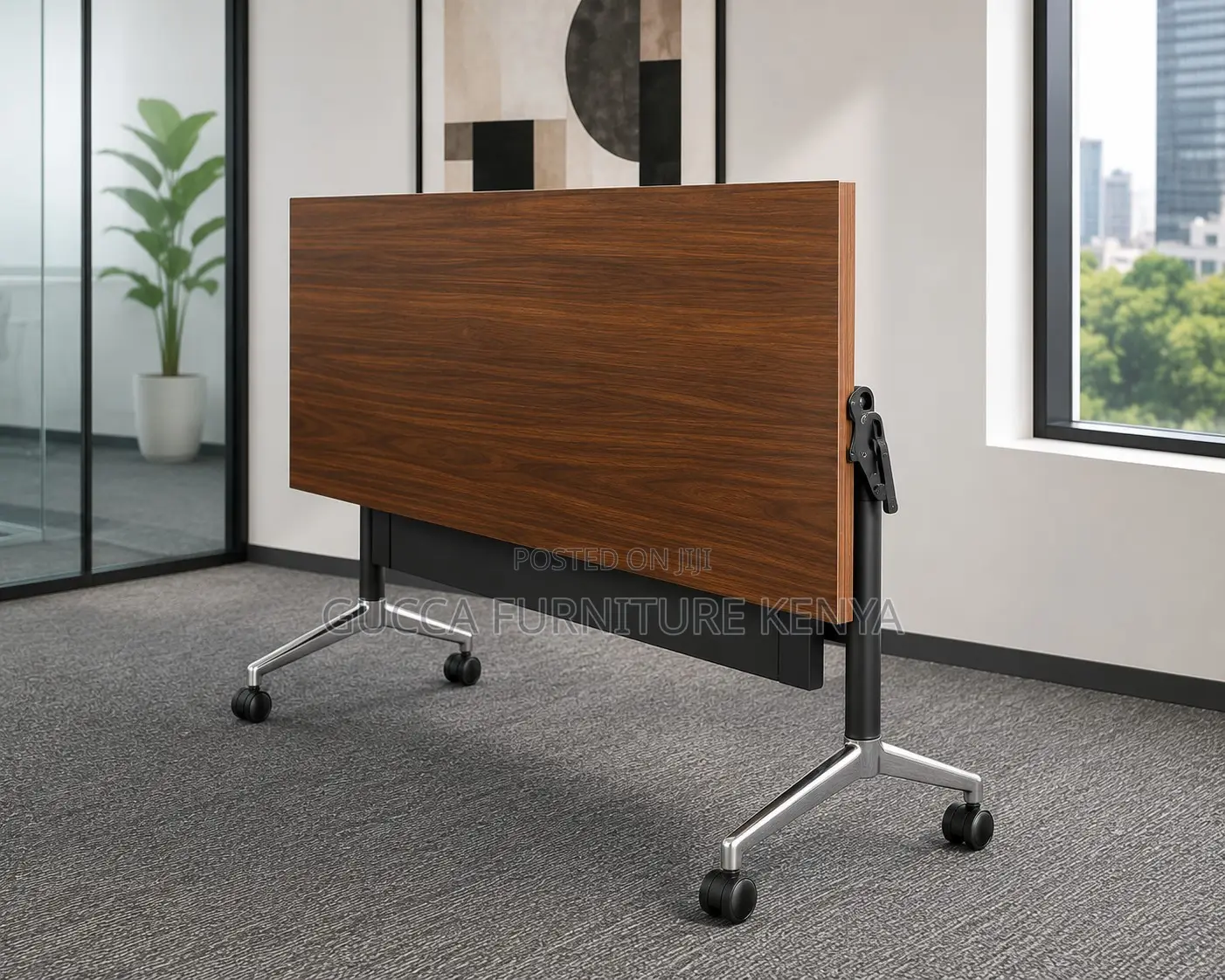 2.4m Folding Office Conference Table.