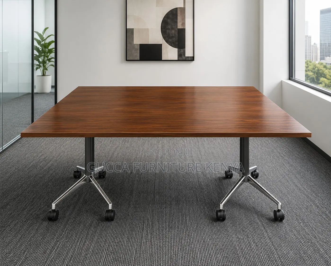 2.4m Folding Office Conference Table.