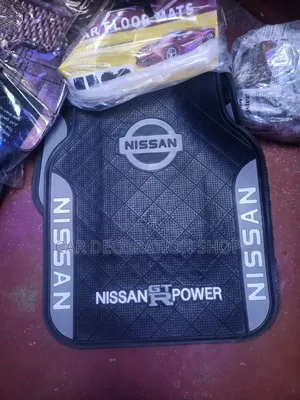 Nissan Power Car Floor Mats Textured Design for High_traffic Use