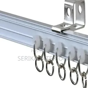 Non Rusting Aluminium Curtain Rails Rails Environmental Friendly