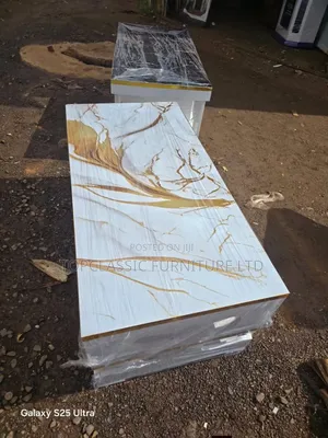 Marble With Gold Coffee Table