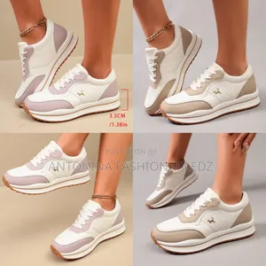 Ladies Two Tone Chunky Sneakers 36-42