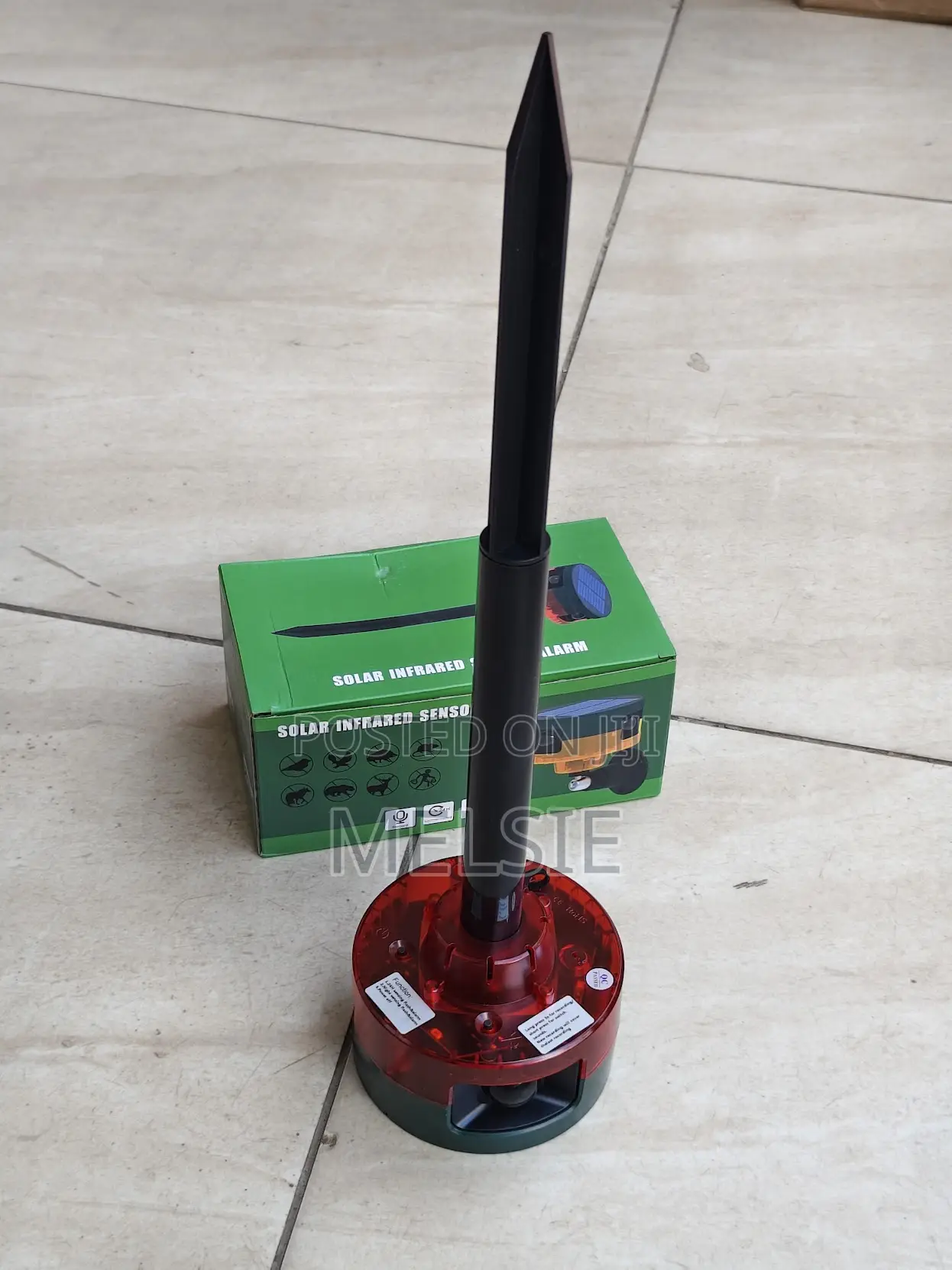 Solar Alarm System With Pir Motion Sensor Infrared