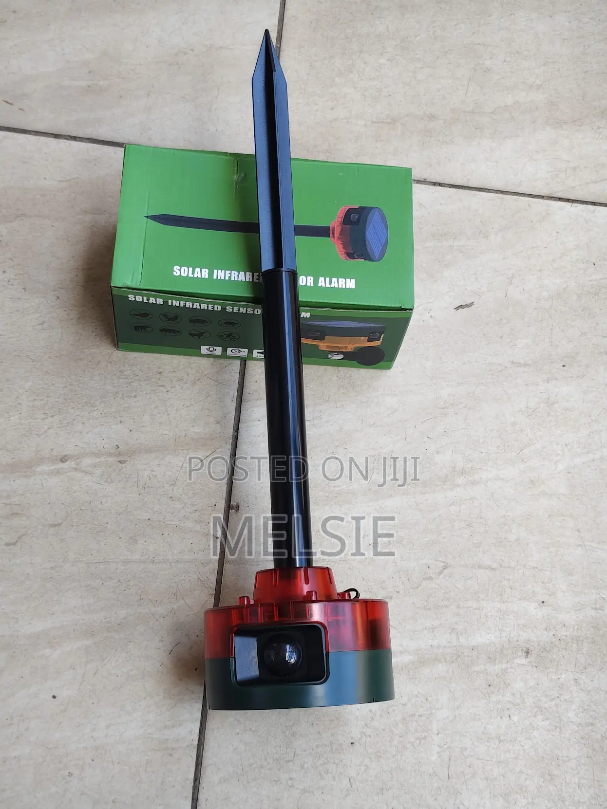 Solar Alarm System With Infrared Motion Detection