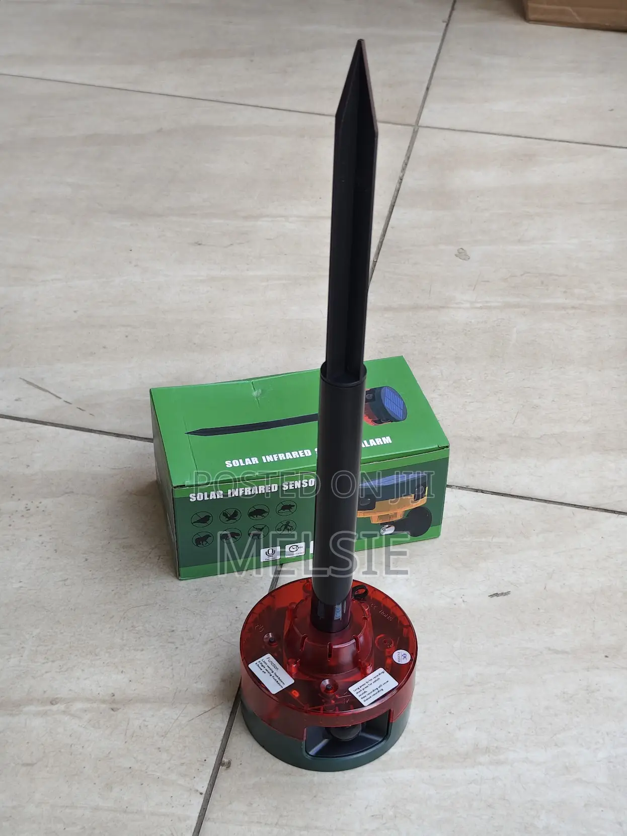 Loud Solar Alarm System With Infrared Motion Detection