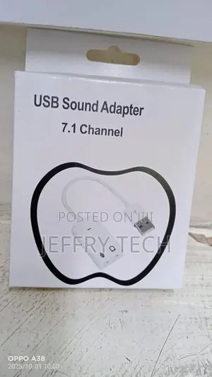 Stereo Headset And Microphone 3d Virtual 7.1 Channel Usb Sound Adapter