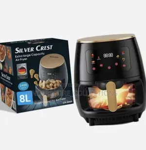 *Glass Oven 8ltrs Silver Crest Air Fryer*