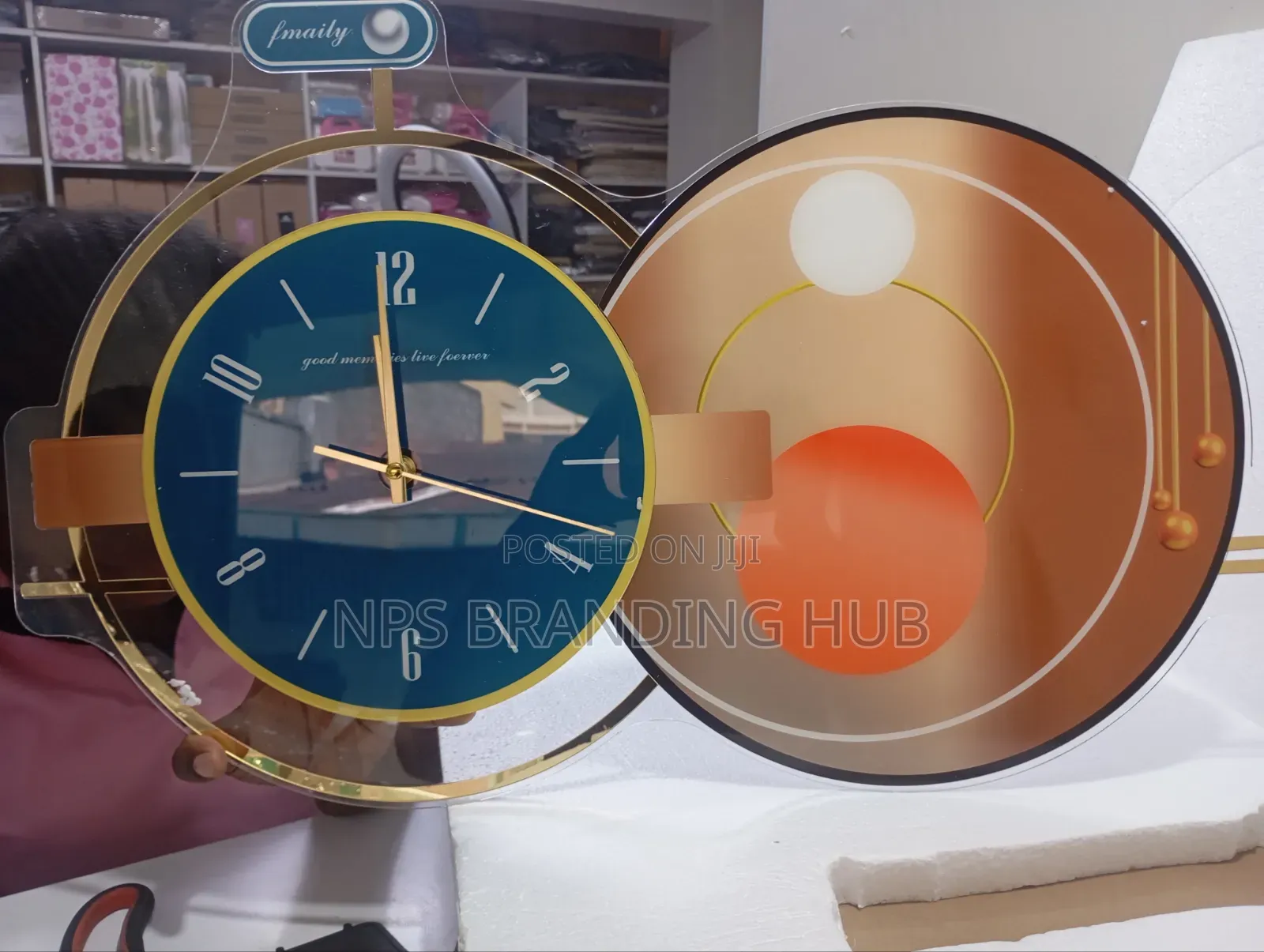 Luxury Decorative Wall Clock Tet
