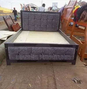 5x6 Mocket Bed Gray With Black Lines