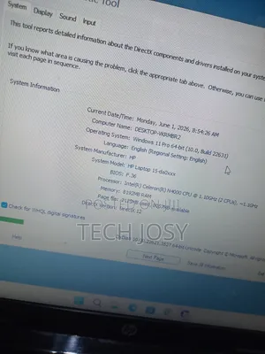 Laptop HP 15 8GB Intel Celeron HDD 500GB