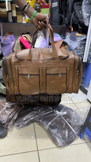 Leather Medium Travel Bags With Multiple Pockets