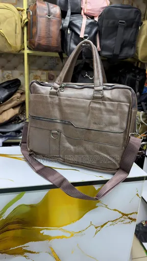 Dark Brown Leather Laptop/Documents Laptop Bags