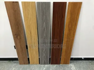 Wood Effect Interlocking SPC Flooring Laminate Carpets