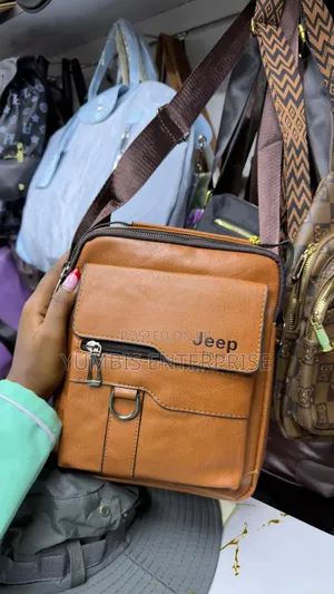 Light Brown Jeep Sling Shoulder Bags Available