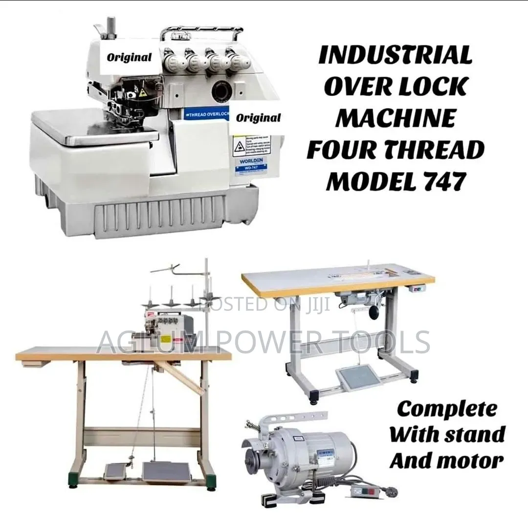 Industrial Overlock Sewing Machine 4 Threads