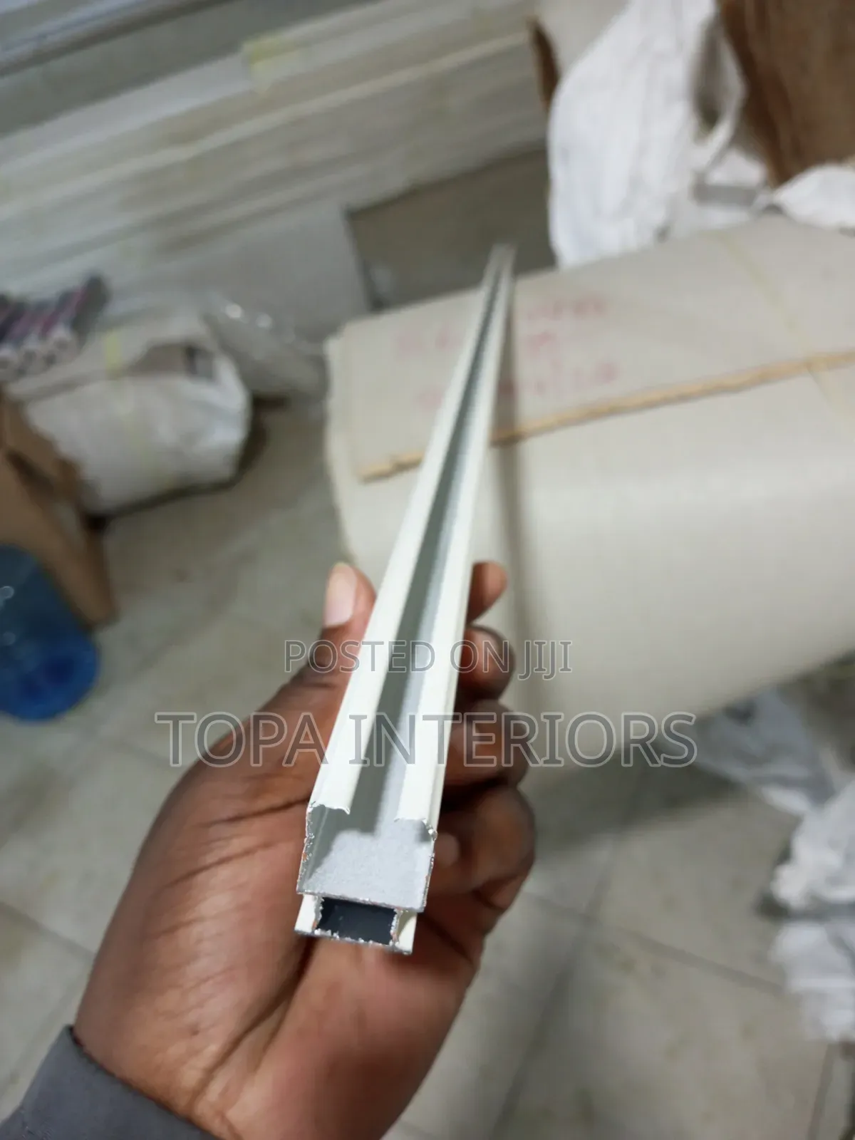 Single Track Non Bendable Drapery Hanging Curtain Rail