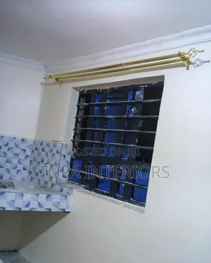 2 Metres Double Gold Curtain Rods Extendable Depending on Window Size