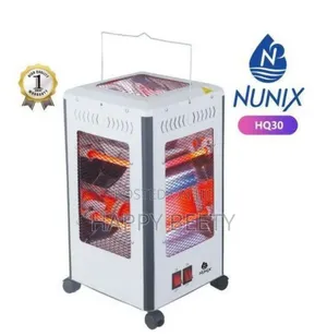 Nunix Hq-30 5-Sided) Quartz/Halogen Room Heater.