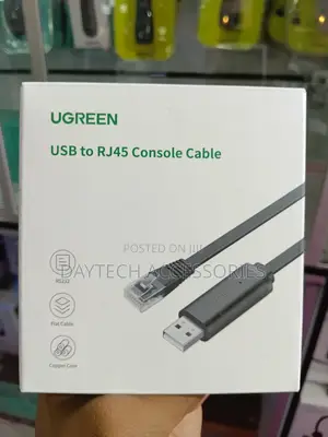 Ugreen Usb To Rj45 Console Cable (Model Cm204)1.5-meter Flat Cable.