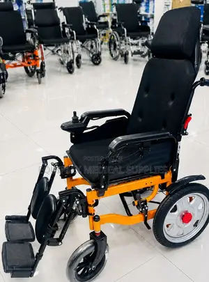 Quality Motorized Wheelchair (Removable Headrest)