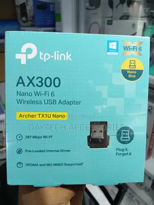 This Is A Tp-link Archer Tx1u Nano Ax300 Wi-fi 6 Wireless Usb Adapter.