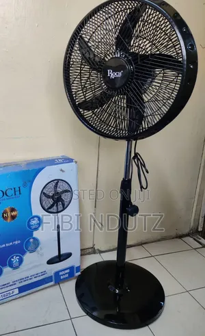 Get Yourself Roch Stand Fan 18inches Long/Cool Black Fan