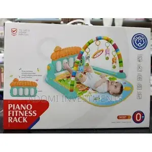 3in1 Baby Infant Gym Play Mat Fitness Music Piano Hanging Toy