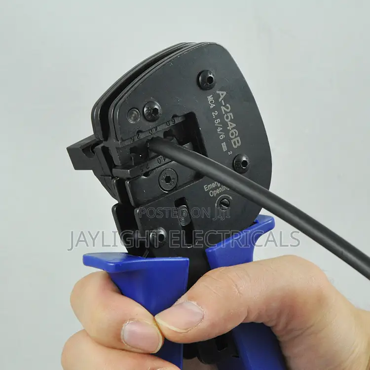 Mc4quality Solar Crimping Tool for Solar Cable 2.5/4/6mm2, Pv Crimping