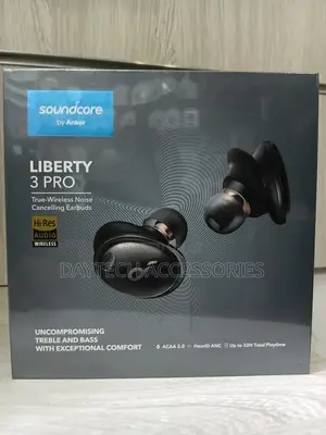 Anker Soundcore Liberty 3 Pro Earbuds - Black, Noise Cancelling.