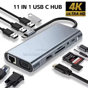 11 in 1 Laptop Usb Hub Docking Station
