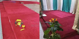 Premium Red Wall to Wall Carpet for Altar Interiors