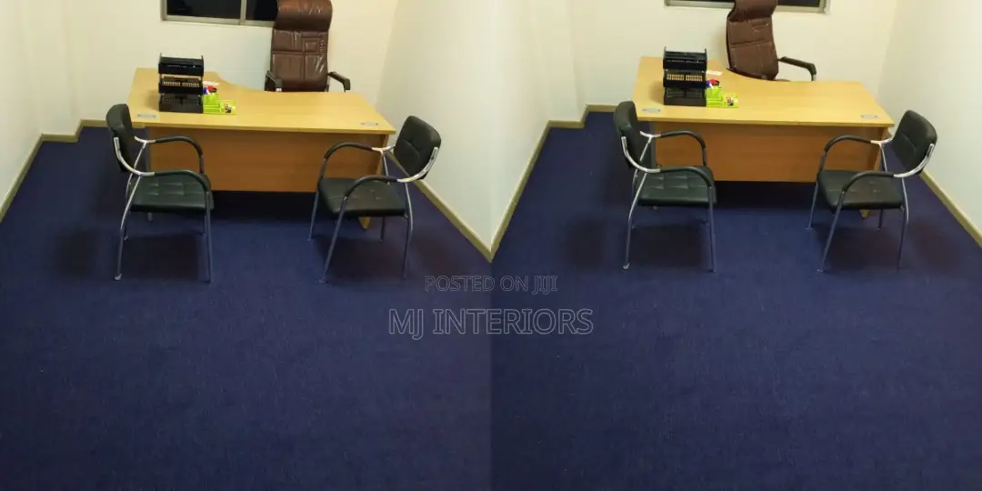 Executive Blue Wall to Wall Carpet for Office Spaces