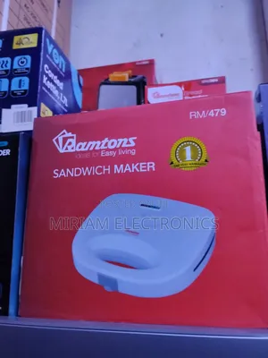 2 Slice Sandwich Toaster White- Rm/479