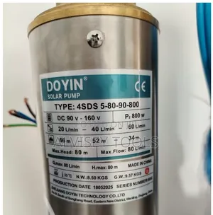 Solar Submersible Water Pump With Solar Controller