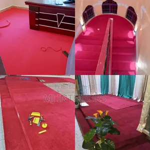 Red Wall to Wall Carpet for Office Meeting Rooms
